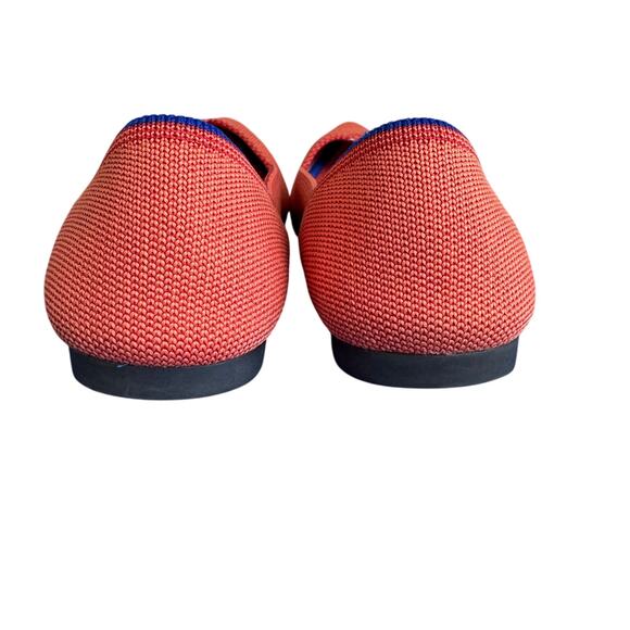 Rothy's The Point Slip-On Machine Washable Pointed-Toe Flats Orange Size 8 - Picture 3 of 10